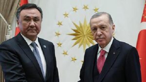 Read more about the article Cumhurbaşkanı Erdoğan, Türk Devletleri Teşkilatı Genel Sekreteri Ömüraliyev'i kabul etti